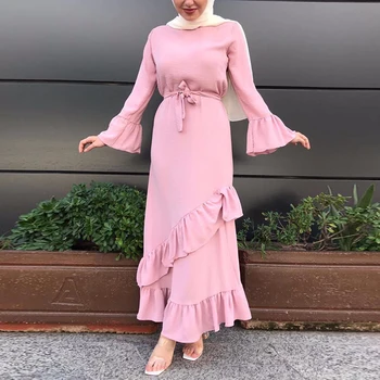 Ramadan Eid Mubarak Naiste Dubai Seal Kaftan Türgi Hijab Abaya Moslemi Kleit Kauhtana Islam Riided Ropa Mujer Rüü Femme Ete Vestidos