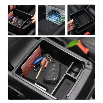 RUIYA Taga Storage Box Tarraco 2019 2020/Tiguan MK 2. 2016-2019 Keskne Kontroll Ladustamise Kasti Auto Interjööri Aksessuaarid