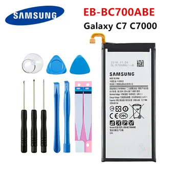 SAMSUNG Orginaal EB-BC700ABE 3300mAh Aku Samsung Galaxy C7 C7000 C7010 C7018 C7 Pro Duos SM-C701F/DS SM-C700 +Tööriistad