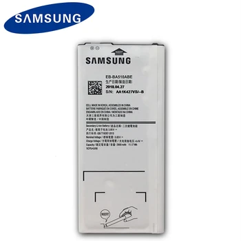 Samsung Originaal Telefoni Aku EB-BA510ABE Samsung Galaxy A5 2016 A510 A510F A5100 A510M A510FD A510K A510S 2900mAh