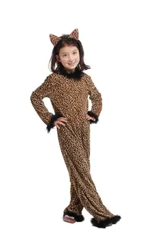 SATCOPY Cosplay Loomade Leopard Gepard Kombekas Jumpsuits Sipukad Kostüüm Ball Halloween Purim Karnevali Kostüüm Pool