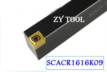 SCACR1616K09 16*16mm Metalli Treipingi lõiketerad Treipingi Masin CNC Treimine Vahendid Välise Toite tööriistahoidik S-Tüüpi SCACR/L