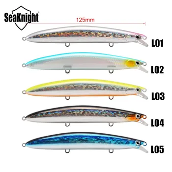 SeaKnight SK008 Lepamaim Kalapüügi Lures 5 Värvid 20g 125mm 3tk Anti-korrosiooni Konksud Ujuvad Meelitada 5 Tükki 3D Kala Silmad Sööt