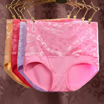 Seksikas Pitsist Naiste Aluspüksid Kõrge vöökohal Aluspesu Hip-Body Shape pesu Daamid Õie püksikud, Naiste Sukkpüksid Hulgimüük