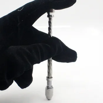 Semi-Automatic Käe Puuri Puidu Mudel Käsitsi Käsi Väänata Puurida Kullassepp Augu Puurimine +10tk Mini Mikro Twist Drill Bits