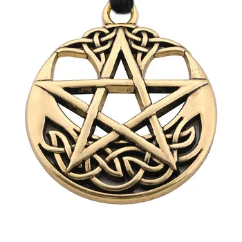 Skyrim 5tk Wiccan Pentagramm Vintage Pentagramm Ripats Amulett Võlusid Meeste Ehted Tarvikud Tegemine