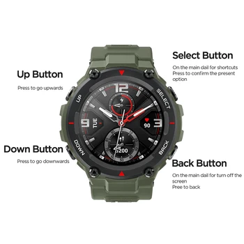 Smart Watch 2020 Android, IOS Amazfit T-Rex Smartwatch GPS PÜSTI Meeldetuletus, 14 Spordi-Režiimid 20days Aku Elu Karm Keha
