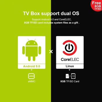 Stock GT-Kuningas Android 9.0 TV BOX Amlogic S922X GT Kuningas 4G DDR4 64G MAGISTRIKURSUSE Smart TV Box 2.4 G+5G WIFI Dual 1000M LAN koos 4K