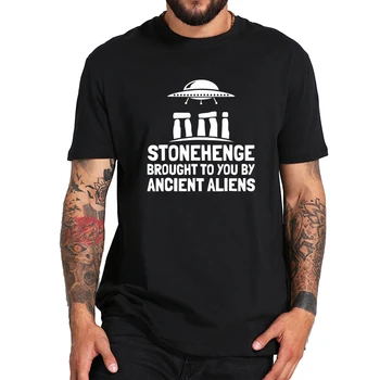 Stonehenge Toonud Teile Vana Välismaalaste T-Särk Kõrge Kvaliteediga Pehme Puuvillane ELI Suurus Tops Tee Basic Camiseta