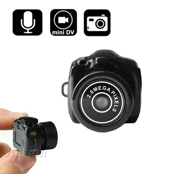 Super Mini videokaamera Ultra Väike DVR Kaamera Digital Audio Diktofon Kaasaskantav DV Veebikaamera Micro Saladus Pocket Cam Y2000