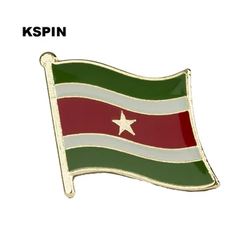 Suriname lipu pin rinnamikrofon pin badge 10tk palju Sõle Ikoonid KS-0168