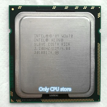 Tasuta kohaletoimetamine Intel Xeon W3670 3.2-3.46 GHz 12M 6 Tuum 12 lõng LGA 1366 X58=i7-970 Protsessor