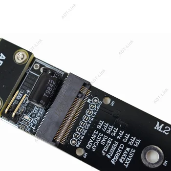 Tasuta kohaletoimetamine M. 2 NVMe SSD pikendusjuhe M-Klahvi Extender Pööramine 90 kraadi Toetab PCI-e 3.0 x4 M. 2 NVMe SSD kaardid pikendamine