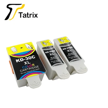 Tatrix 2 Sätestatud KD30 ühildub Kodak 30XL 30 tindikassett 30 XL 30XL Printerid ESP C315 C310 C110 C 115 Kangelane