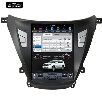 Tesla stiilis Android Auto DVD Mängija GPS Navigatsiooni Hyundai Elantra-2016 Auto stereo raadio-multimeedia mängija, Pea üksus AP