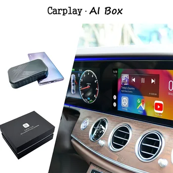 Traadita Auto Raadio Carplay 4+32G android auto toetada telefon loo Meedia Kast Mercedes Benz Carplay Ai Box