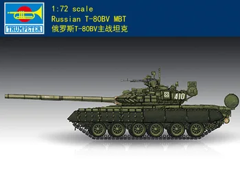 Trumpeter 07145 1/72 vene T-80BV MBT Main Battle Tank Plastmassist Mudel Kit
