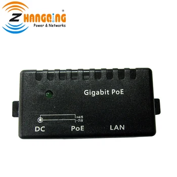 Turvalisus Ethernet Gigabit PoE Injector 1 Port PoE Paneel Valve Kaamera