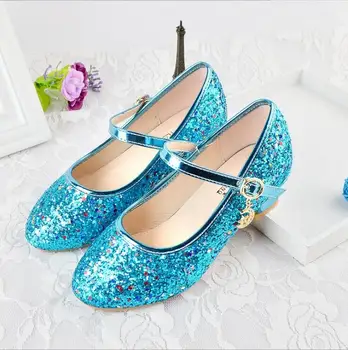 Tüdruk kõrged kontsad Roosa Sandaalid laste lilla sinine Roosa hõbedane princess kingad peep varba kingad õpilased tantsu kingad suurus 27-37 lapsed sanda