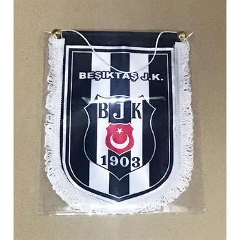 Türgi Besiktas FK 30 cm*20cm Suurus Double Küljed jõulukaunistused Kodus Ripub Flag Banner Kingitused