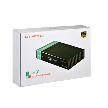 Uus GTmedia V8X Satelliit-TV Vastuvõtja 1080P HD-Ehitatud WIFI Cline Hispaania H. 265 DVB-S2 GT Meedia Stock hispaanias