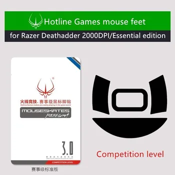 Uus Saabumisest, 1 pakk Hotline Mängud konkurentsi tase hiirt, uisud FTPE hiire jalad Razer Deathadder 2000DPI/Essential edition