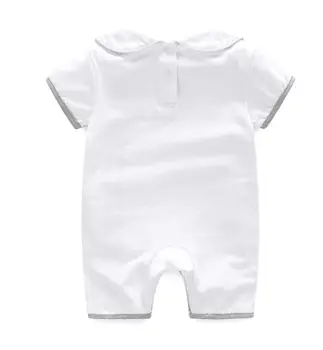 Uus Suvine mood 3 TK Vastsündinud beebi riided unisex Puuvillased Lühikesed varrukad imiku poiss, tüdruk, Romper ja müts Pudipõlled komplekti 0-3 kuud