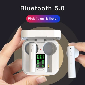 Uus X20 TWS Bluetooth kõrvaklapid Juhtmevabad Kõrvaklapid Koos LED-Ekraan, Mikrofon Solar laadimine Sport veekindel Peakomplekt Earbuds