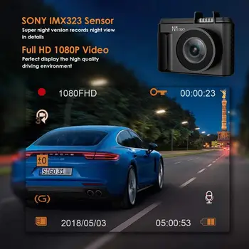Vantrue N1 Pro Kriips Cam Recoder Mini Car DVR Kaamera 1080P Video Recorder Öise Nägemise Parkimine Mode G-Sensor Kokkupõrke Avastamise