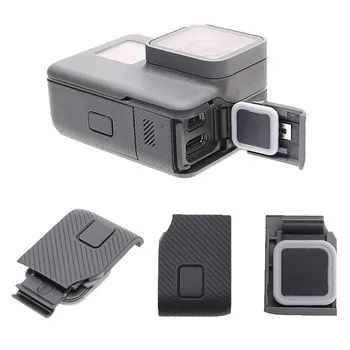 Veekindel Pool Ust USB-HDMI Port Laadimine Sadamas Kaas GoPro HERO7/6/5 Action Kaamera Varuosade Tolmukindel Pool Hõlmata Juhul