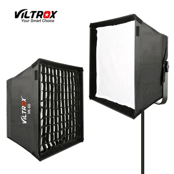 Viltrox VK-60 LED valgus Softbox Korda Väljas Helkur Vihmavari Difuusor+kandekott jaoks Viltrox VL-40T VL-50T/B VL-60T VL-85T