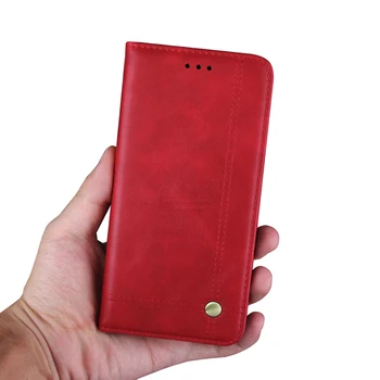Vintage Nahast Klapp Jaoks Xiaomi Redmi Lisa 9 Pro 9S Rahakoti Puhul Kaardi Seista Magnet Raamatu Kaas Luksus Vabaaja Telefon Fundas