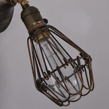 Vintage Puuri Seina Lamp E27 Sise-Baari Poole Dekoratiivne Valgustus Söögituba Kerge