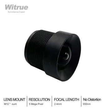 Witrue 2,4 mm M12 Objektiivi 1/3-Tolline 5MP F1/2.0 Nr Moonutamise eest CCTV kaamera