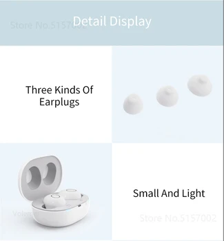 Xiaomi Abi Heli Võimendi TWS Traadita kuuldeaparaat, Laetav Mini Kõrva Aidsi Heli Võimendid Reguleeritav Vanurite Kurtide