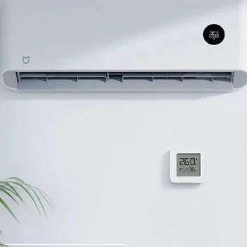 XIAOMI Mijia Bluetooth Digitaalne Termomeeter Hygrometer 2 LCD Ekraani Digitaalne Temperatuuri Õhuniiskus Kõrge Täpsusega Smart Sensor App
