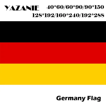 YAZANIE 60*90cm/90*150cm/120*180cm/160*24cm Suur Saksamaa Kohandatud Lipu Kvaliteedi Rippuvad Sõidab Õues Siseruumides Suur Riigi Lipu all,