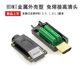 10tk HDMI Pesa Metallist Juhul Mees Breakout 20P Terminal Pardal, Ei ole Vaja Jootmise Kõrge Kvaliteediga, eluaseme Kest