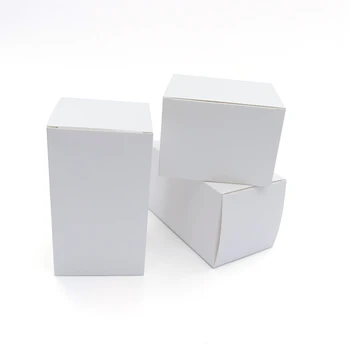 10tk/tühi papp kingitus kingitus kasti pakend luku alt kasti peen väike karp / 350g valge kaardi tugi kohandamine