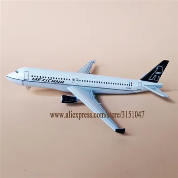 16cm Sulam, Metall Õhu MEXICANA A320 Airlines Lennuk Mudel Airbus 320 Airways Lennuk Mudel Seista Õhusõiduki Lapsed Kingitusi
