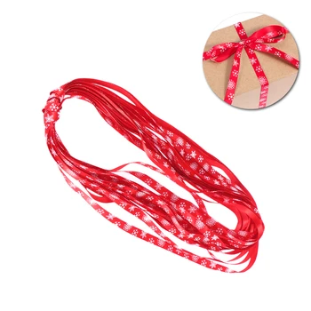 1cm Lai Christmas Ribbon 20m Pikk Lumehelves peenike Kingituste Pakkimine, Kiletamine