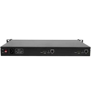 1U Rack HD 1080P / 1080i 2 In 1 HDMI Video Kodeerija IPTV Kooder 2 Kanalit Live Streaming RTMP Encoder Hardware HDMI H. 264 H264