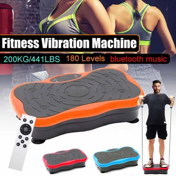 200KG/441LBS 500W Kasutada Vibratsioon Fitness Massager Treener Plaat Platvorm Body Shape Harjutus, Massaaž Kaugjuhtimispult