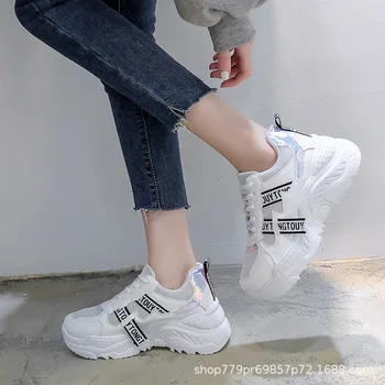 2020. Aasta Uus Mood Daamid Platvorm Tossud Silma Daamid Vulkaniseeritud Kingad Töötab Vabaaja Jalatsid Tennise Naiste Sapatos De Mujer