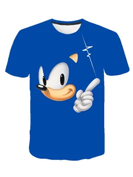 2020. aasta Uus Sonic The Hedgehog T-Särk Poistele, Tüdrukutele Teen tshirt Last Summer Cartoon Lühikese Varrukaga Topid Lastele Kid Riided