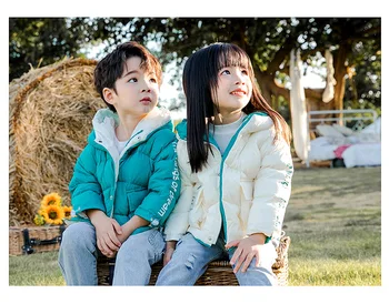 2020. aasta Uus Talv Laste sulejoped Poistele&Tüdrukutele korea Stiilis Trend Trükkimine Lukuga Kapuutsiga Mantlid Kids Fashion Lühike Outwears