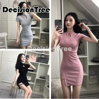 2021 hiina kleit seksikas hiina naiste qipao ööklubi õhtu poole kleit vintage morden cheongsam custome naine vestidos