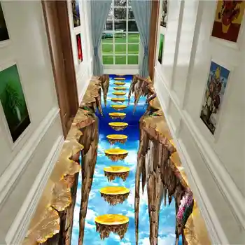 3D Lõbus Seiklus Koridori Matt Magamistuba, Köök Vaibad Kids Room Dekoratiivsed Esita Matt Ala Vaipa Pastoraalne Vaibad eest elutuba