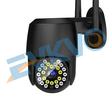 3MP Väljas PTZ Kaamera Wireless CCTV Täielik Värvi Night Vision IP Kaamera, Wifi Turvalisuse Kaamera Väljas Tegevuse Avastamise Veekindel