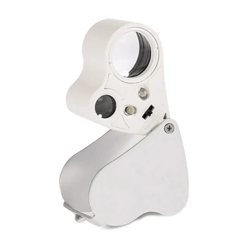 60X 30X LED lamp Kaasaskantav Mini Clip Luup Mini Tasku Kõrge Selge LED-Mikroskoop, Luup
